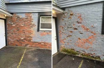 Brick work by Harborstone Masonry and Construction LLC